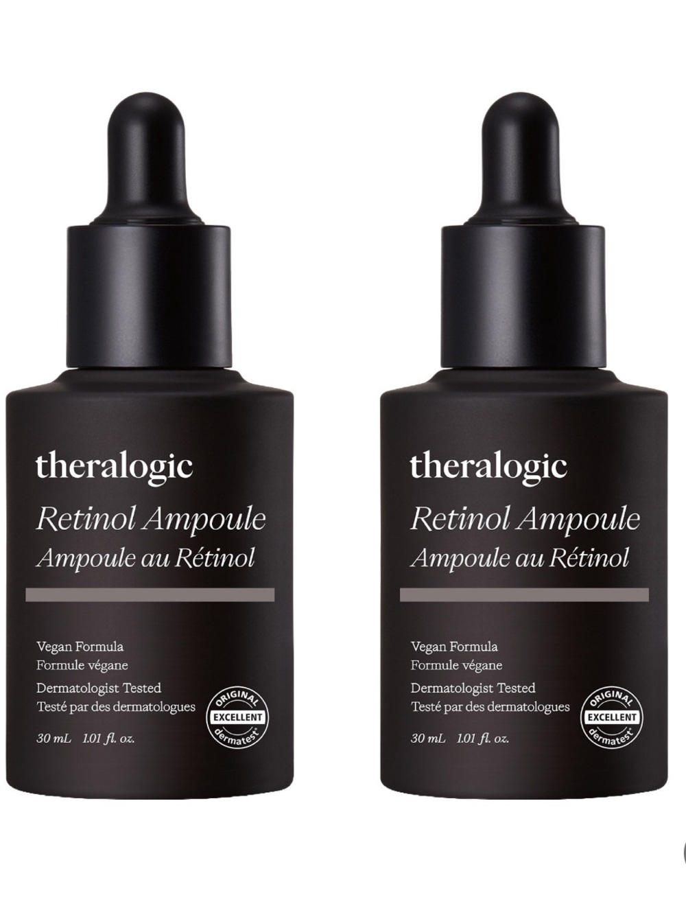 NWT - THERALOGIC Retinol Ampoule - Black (2 x 30 mL)